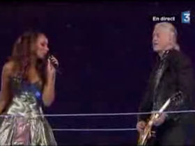 Jimmy Page and Leona Lewis close Beijing Olympics